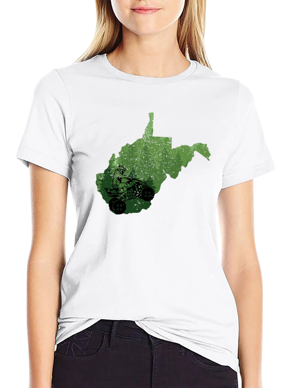 West Virginia ATV T-Shirt - Off Road Adventure Tee