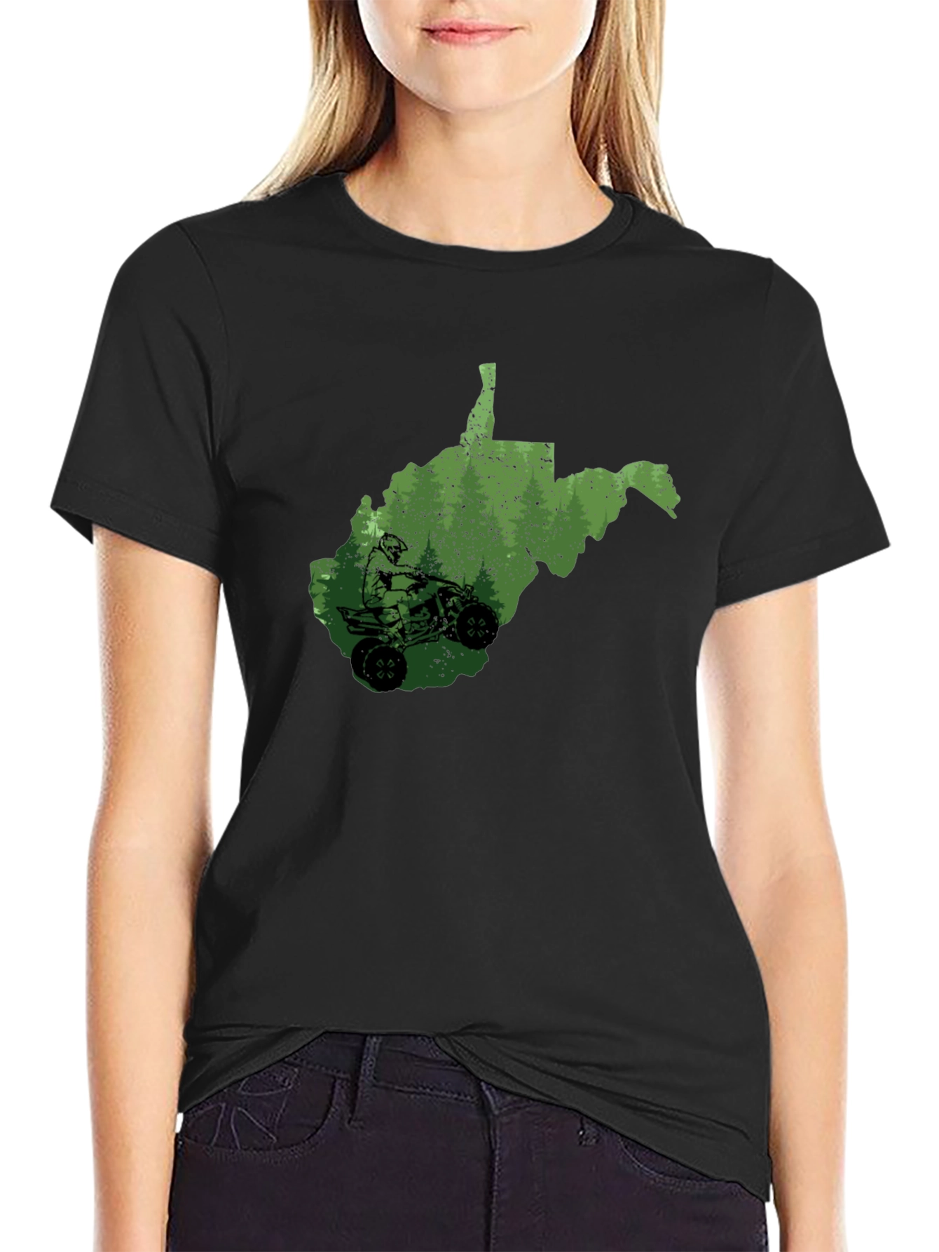 West Virginia ATV T-Shirt - Off Road Adventure Tee