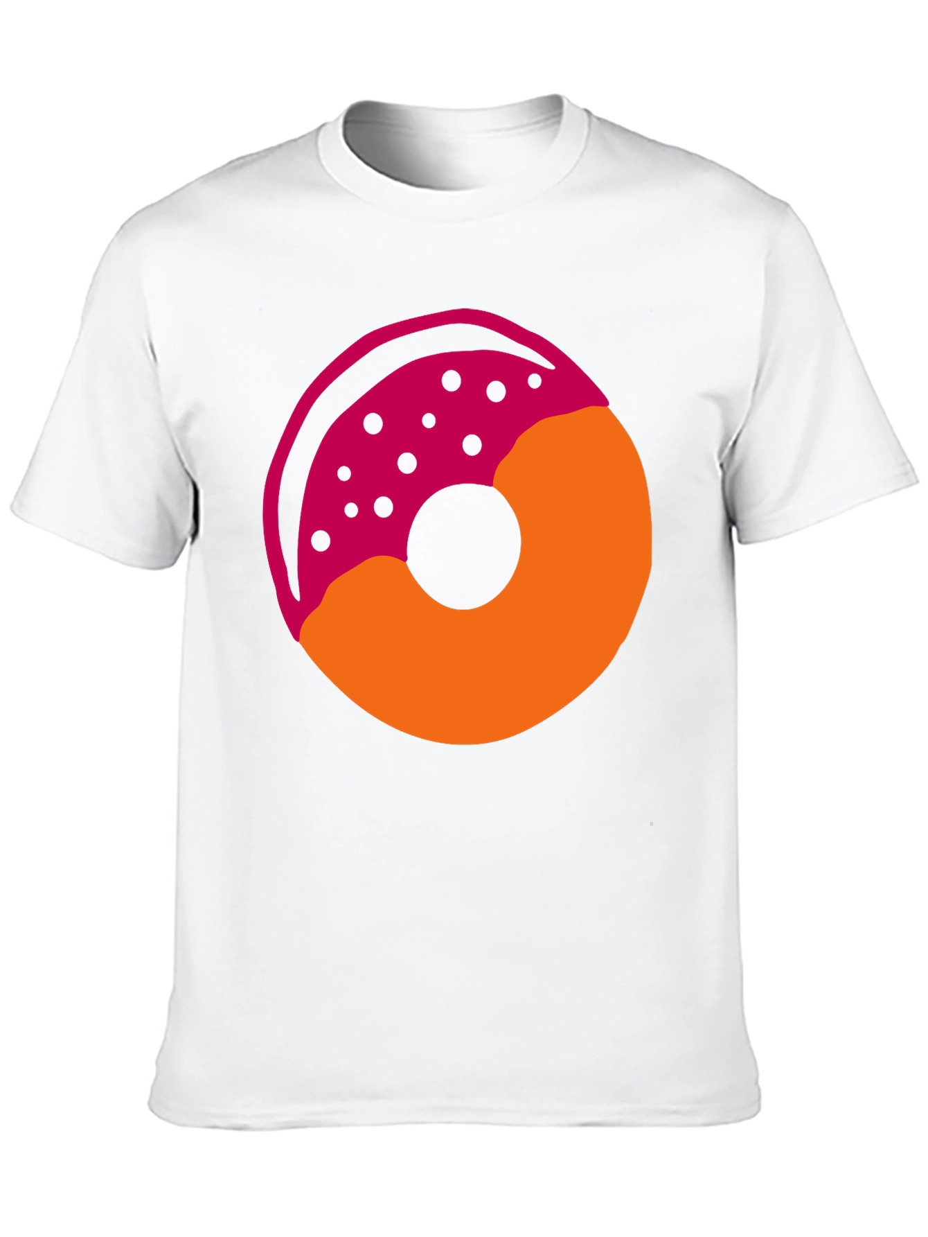 Donut Graphic T-Shirt - Casual Style Tee
