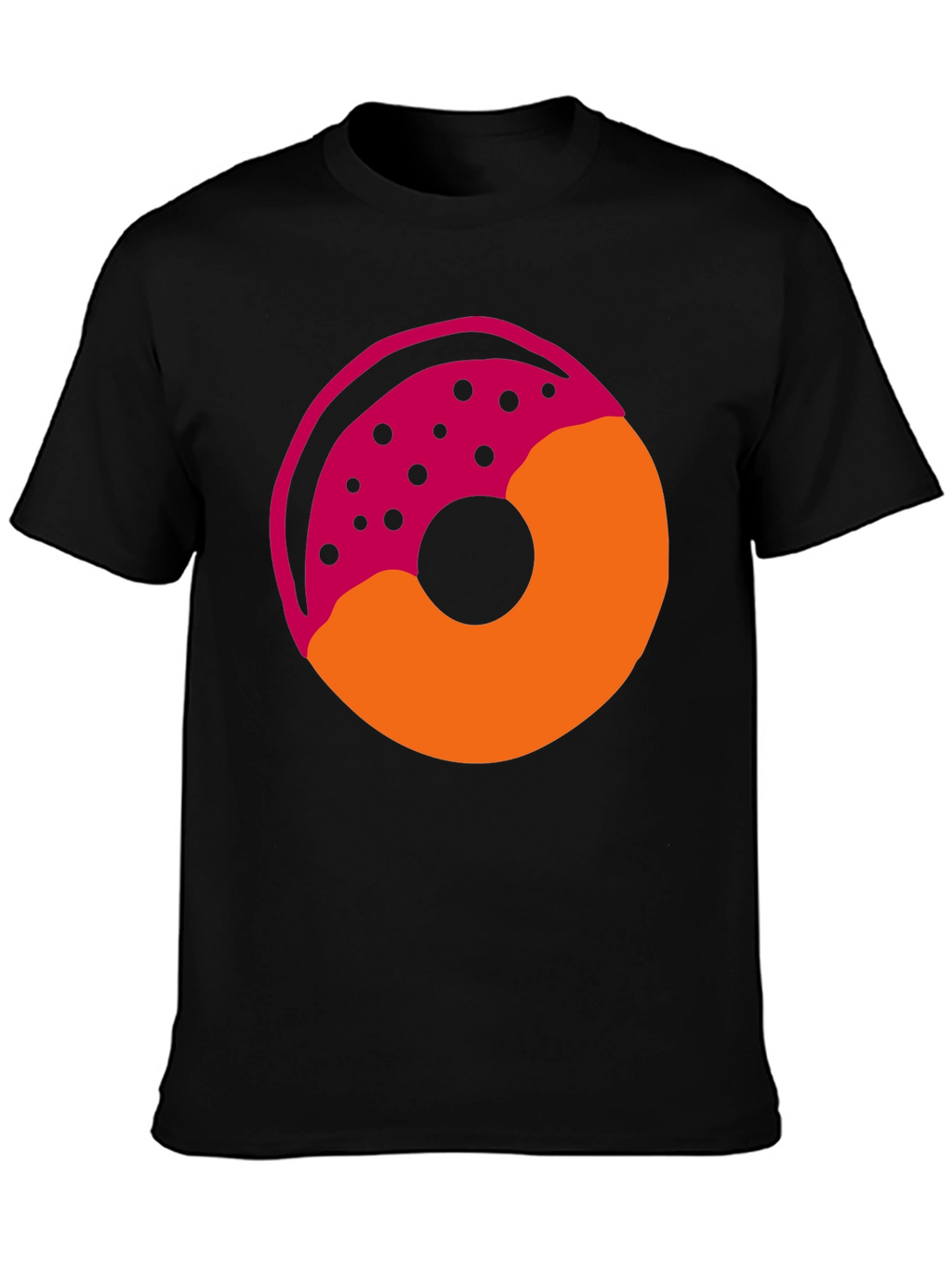 Donut Graphic T-Shirt - Casual Style Tee