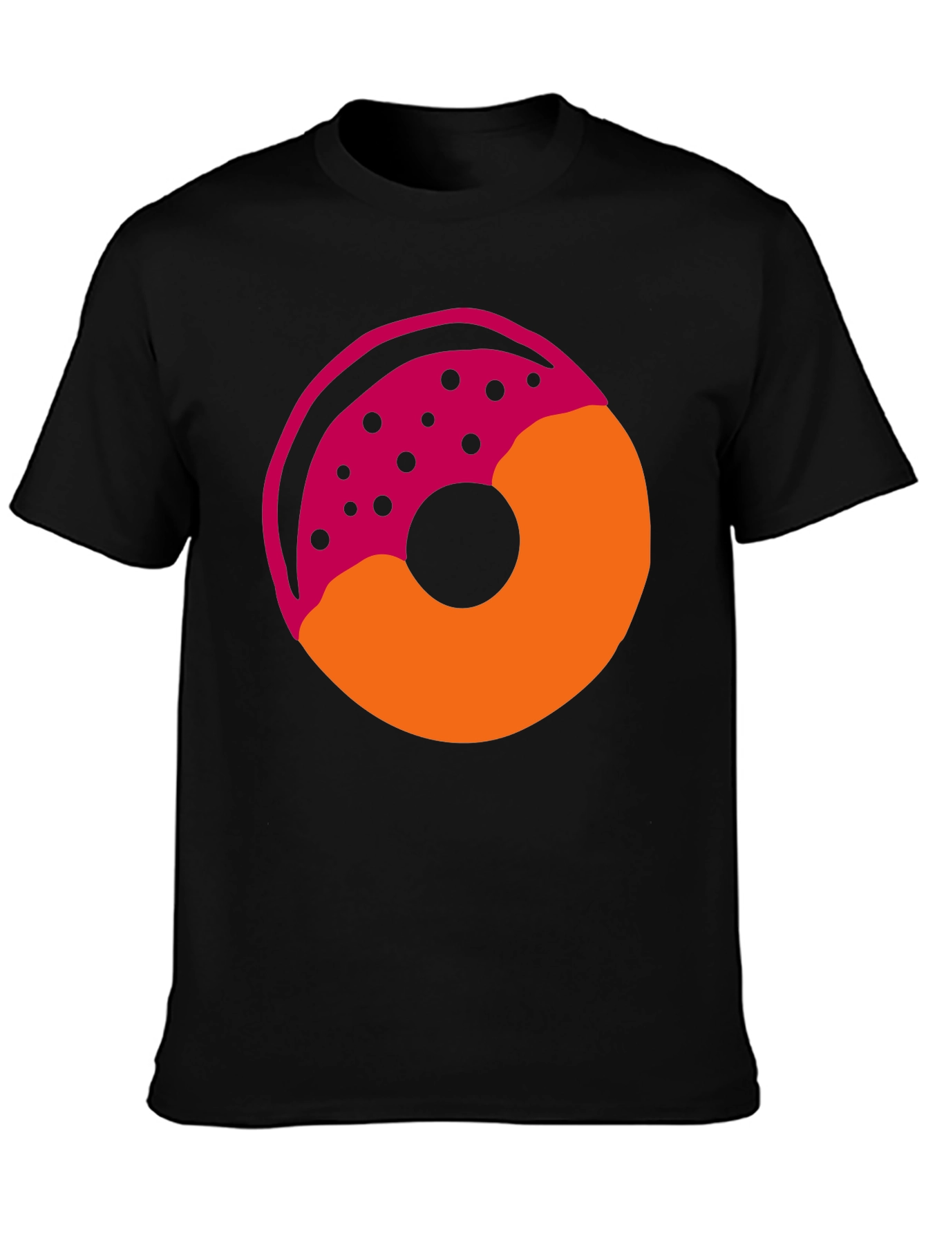 Donut Graphic T-Shirt - Casual Style Tee