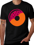 Donut Graphic T-Shirt - Casual Style Tee