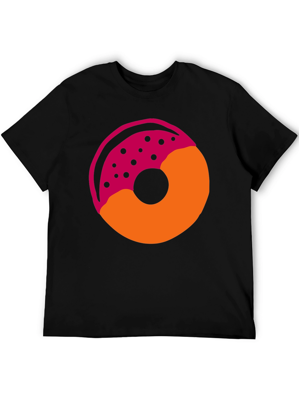 Donut Graphic T-Shirt - Casual Style Tee