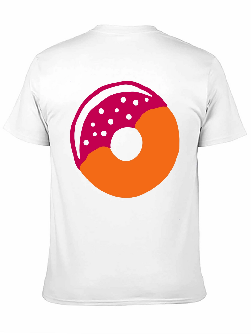 Donut Graphic T-Shirt - Casual Style Tee