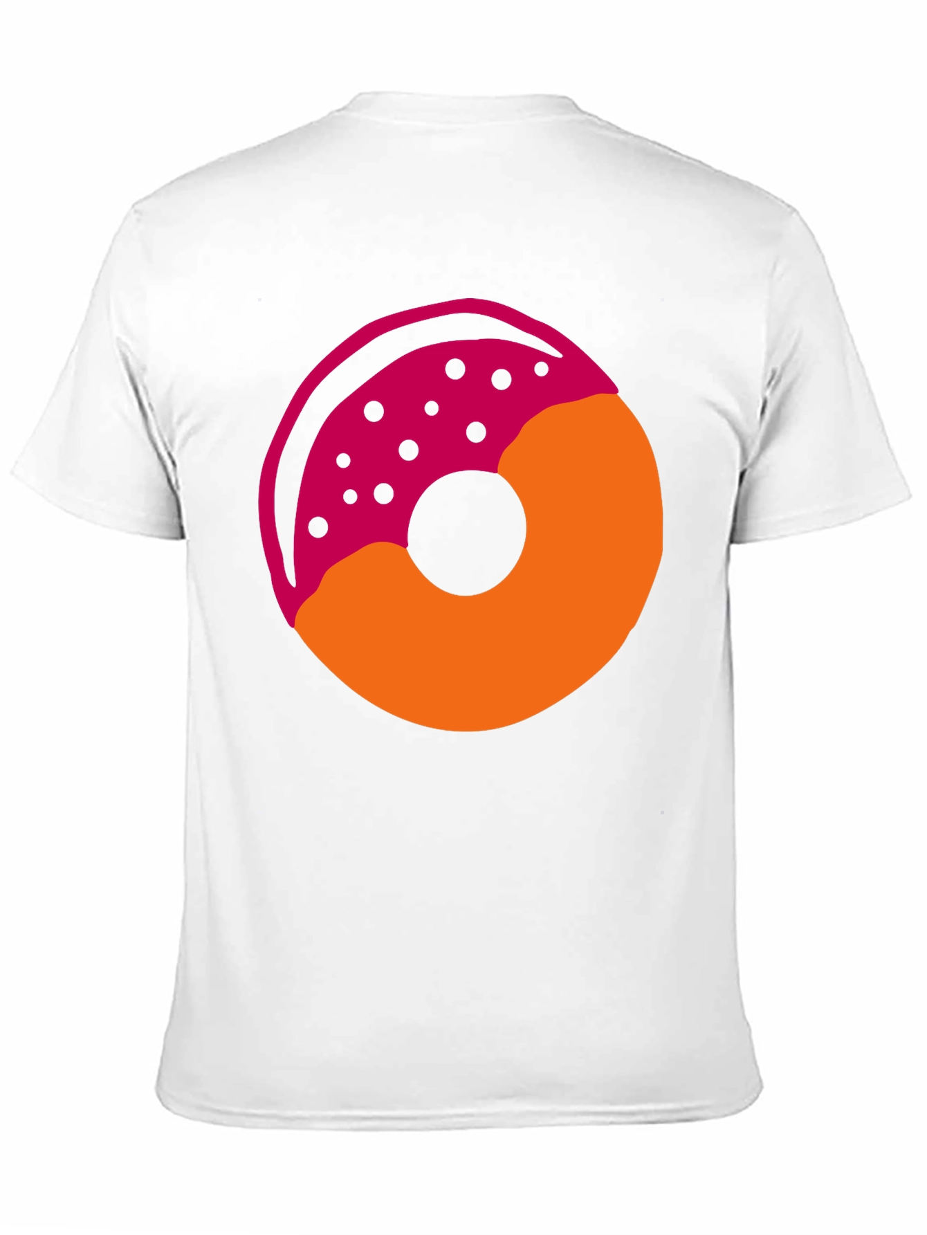 Donut Graphic T-Shirt - Casual Style Tee