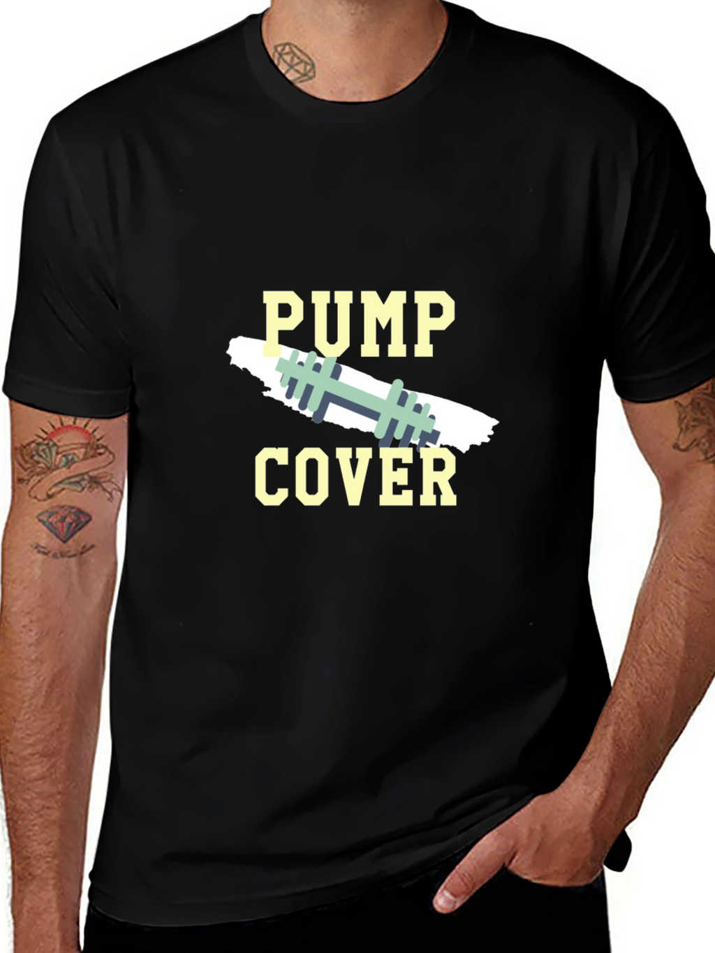 Pump Cover Graphic Tee - Workout T-Shirt