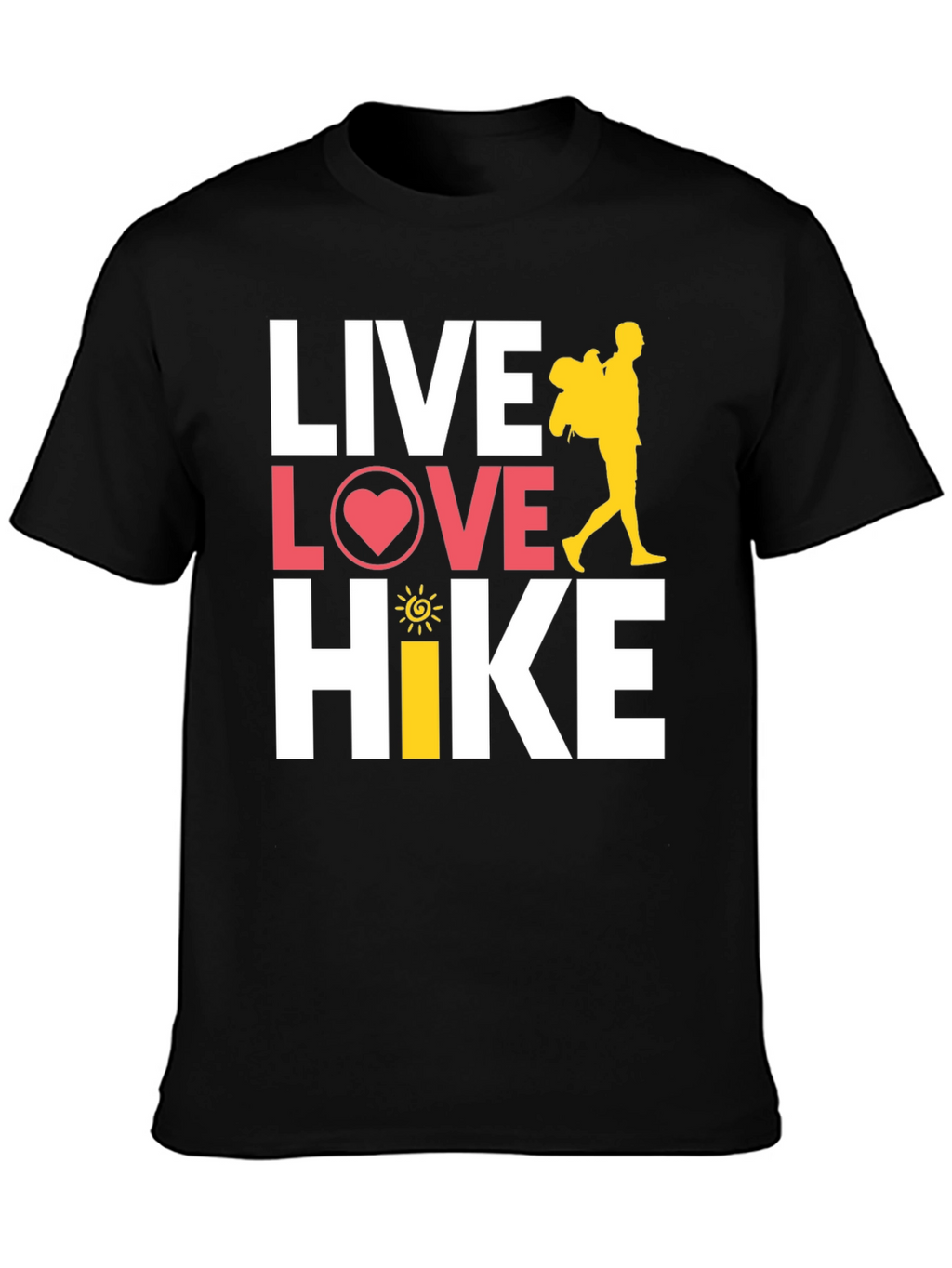 Live Love Hike Graphic Tee - Adventure Ready