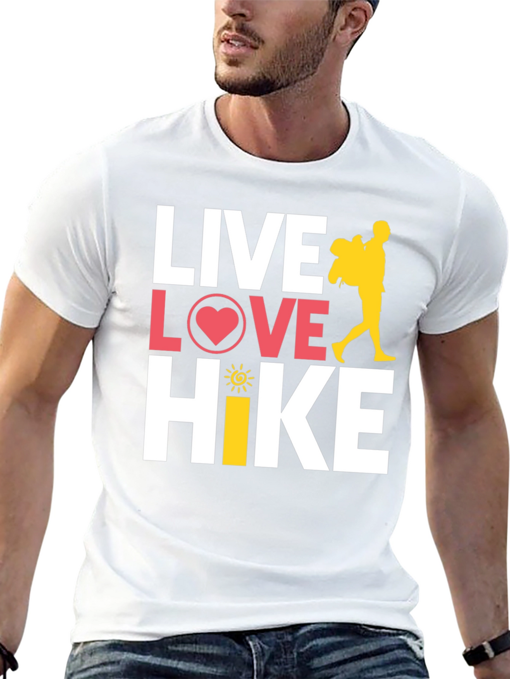 Live Love Hike Graphic Tee - Adventure Ready