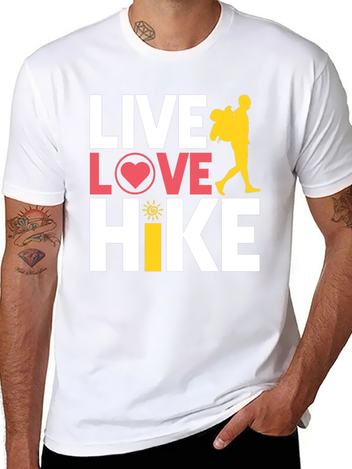 Live Love Hike Graphic Tee - Adventure Ready