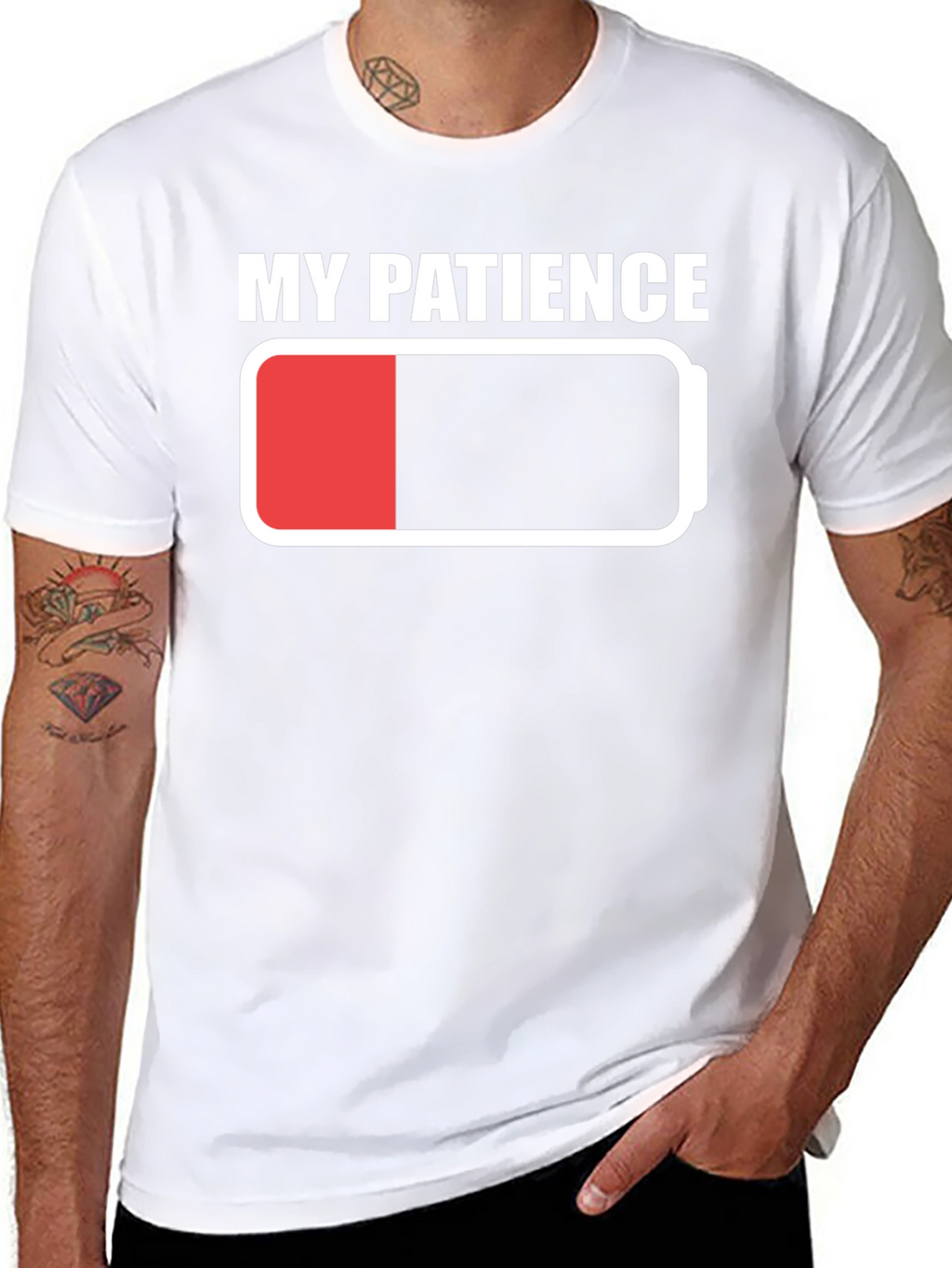 My Patience Battery Low T-Shirt