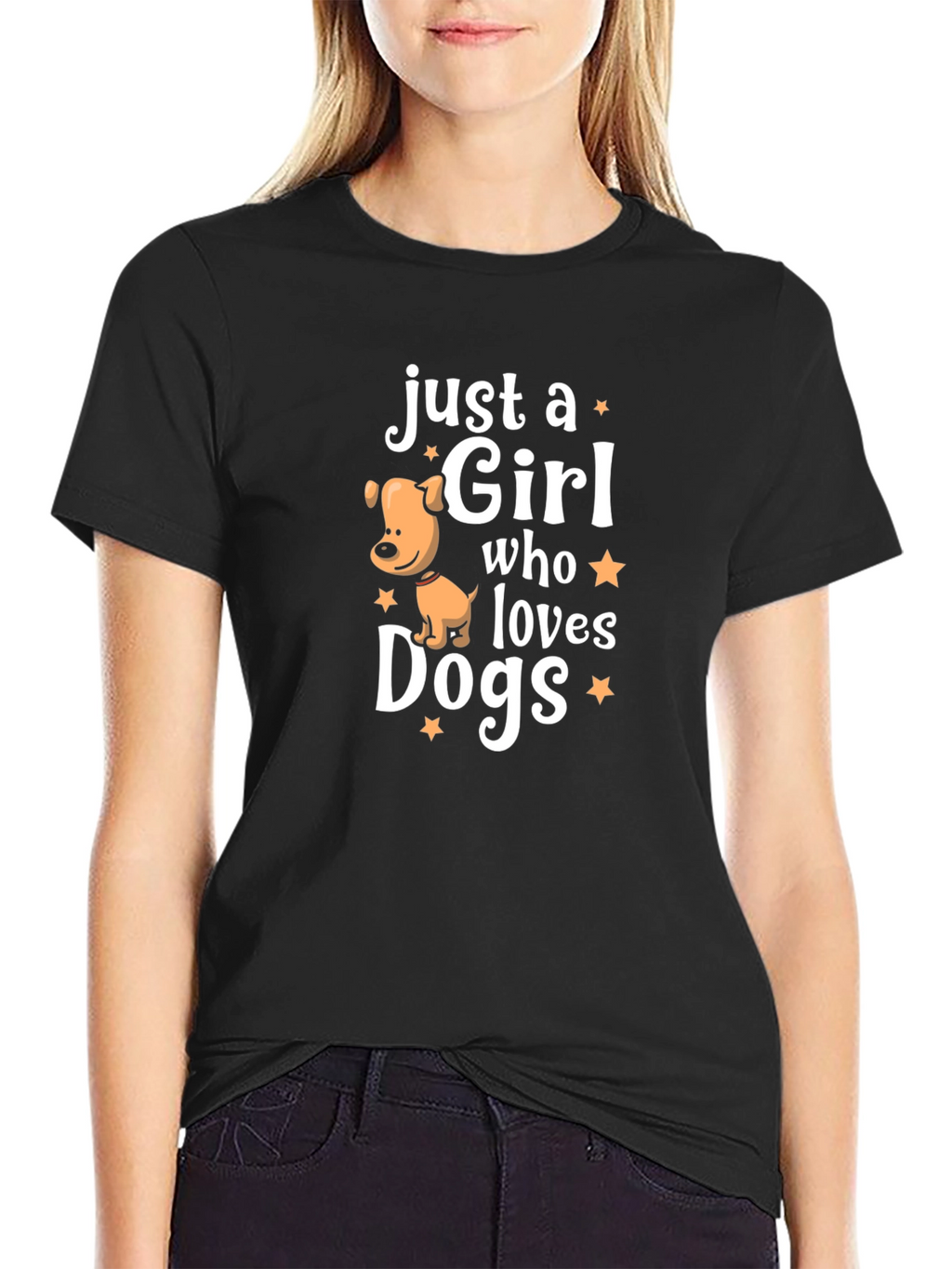 Just A Girl Who Loves Dogs T-Shirt