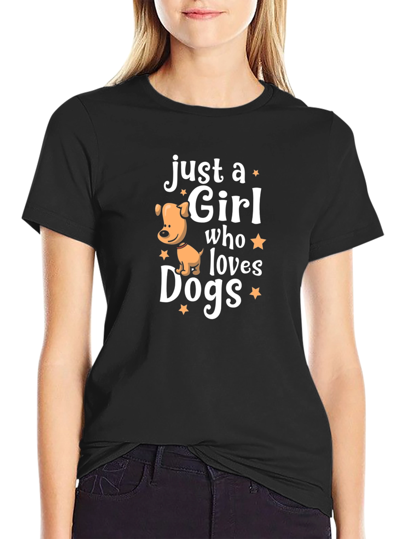 Just A Girl Who Loves Dogs T-Shirt