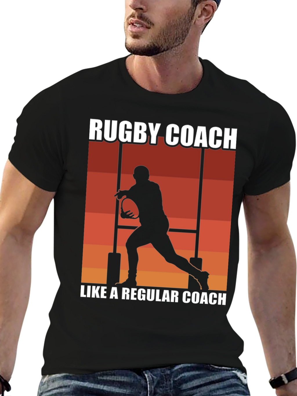 Rugby Coach Graphic T-Shirt