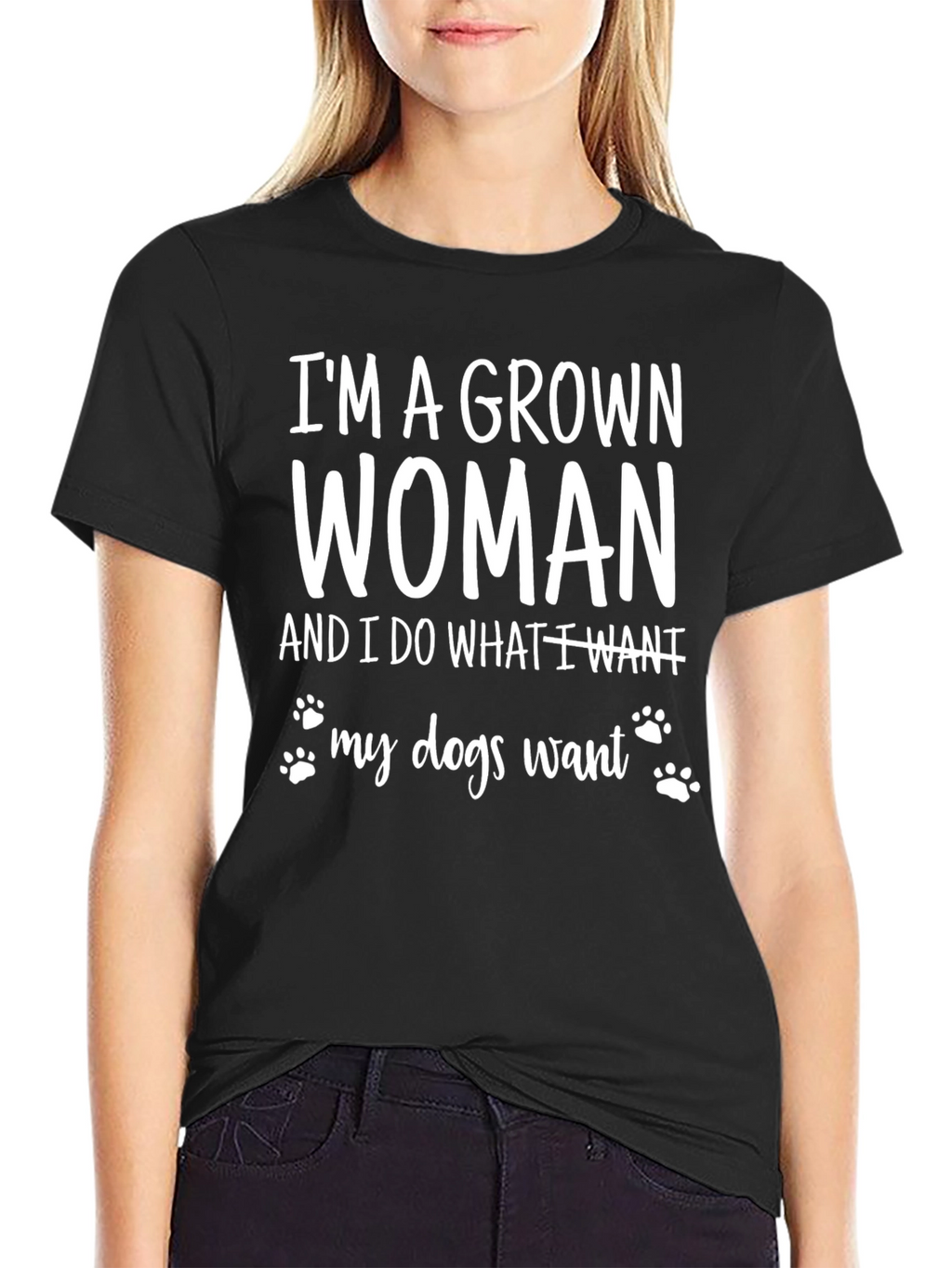 Im a Grown Woman Dog T-Shirt