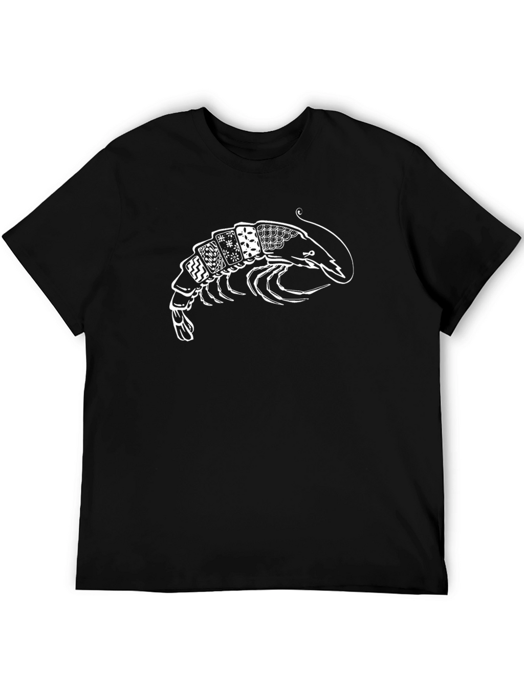 Lobster Card T-Shirt - Black Graphic Tee