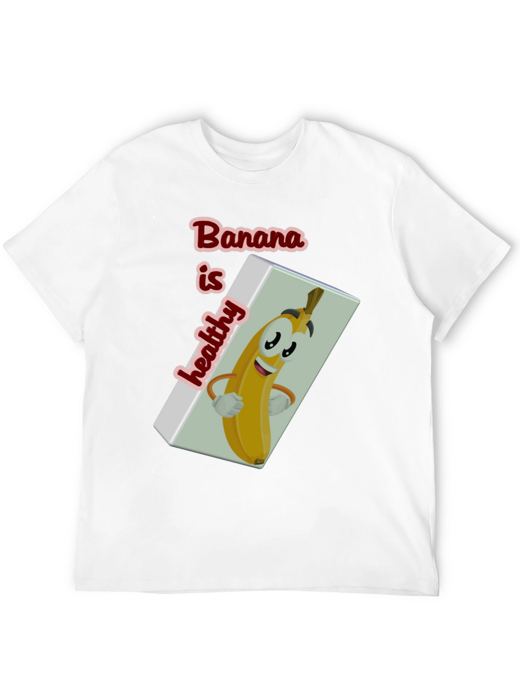 Funny Banana is Healthy Graphic T-Shirt