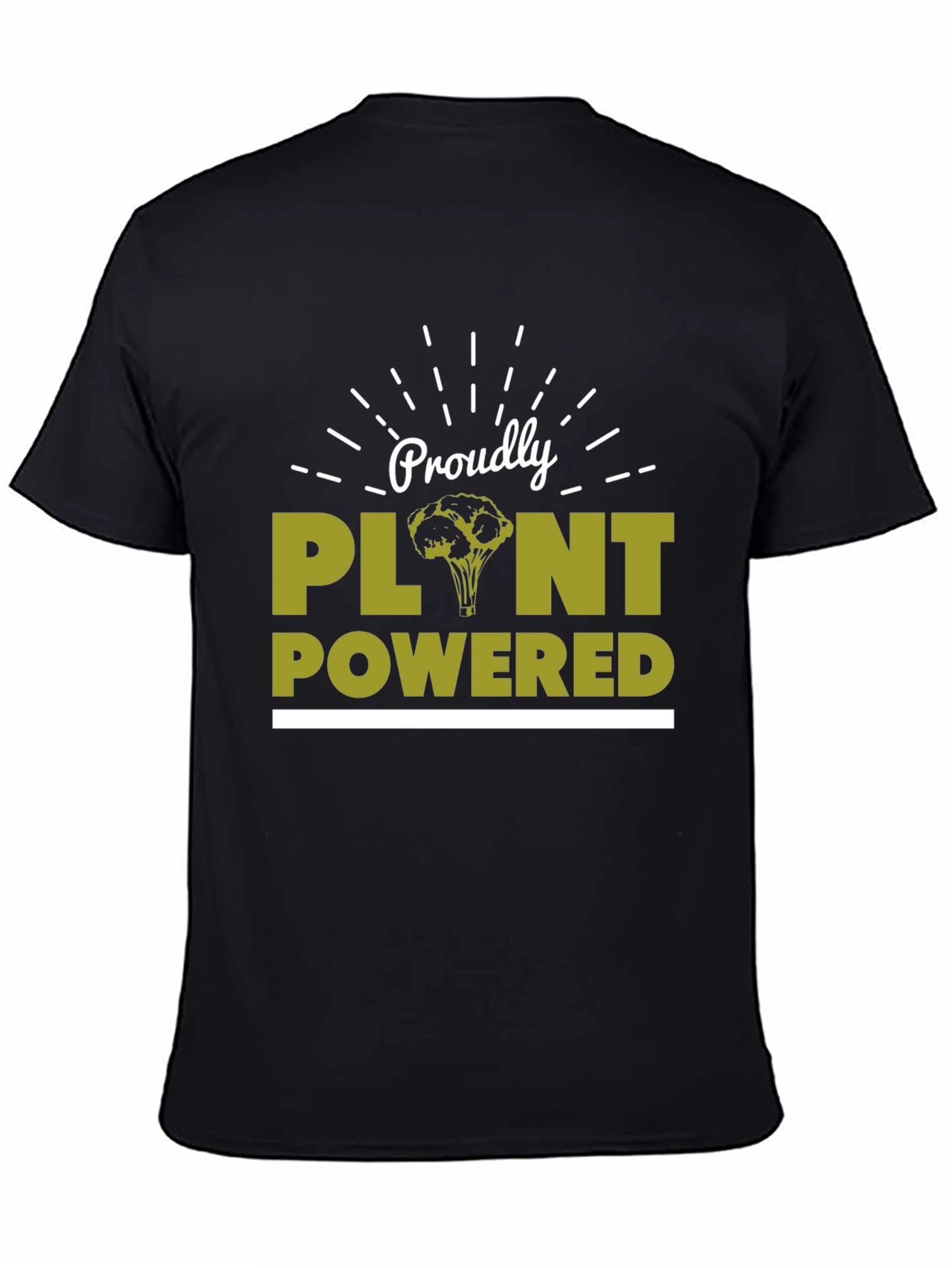 Proudly Plant Powered T-Shirt - Vegan Lifestyle Tee