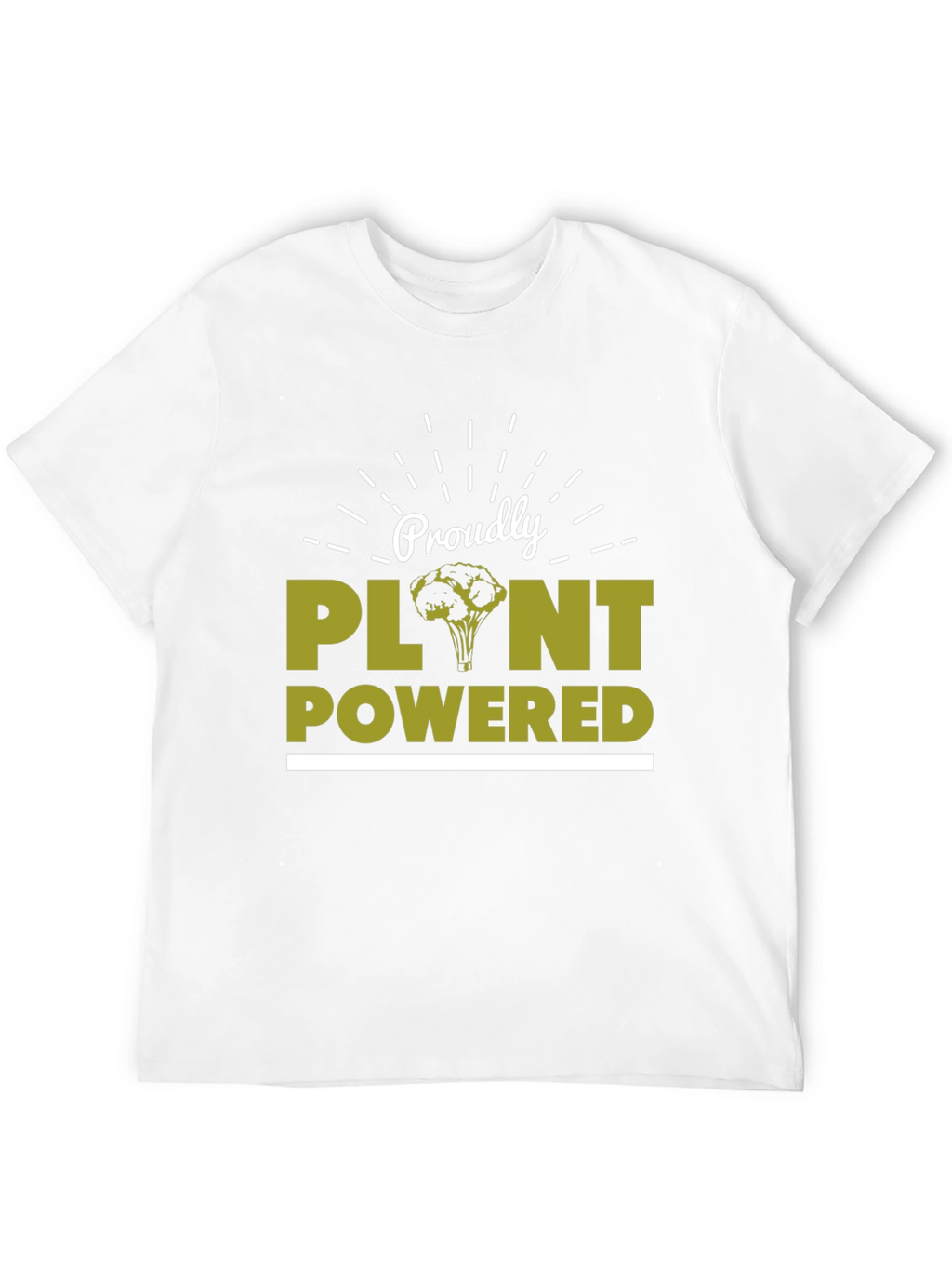 Proudly Plant Powered T-Shirt - Vegan Lifestyle Tee