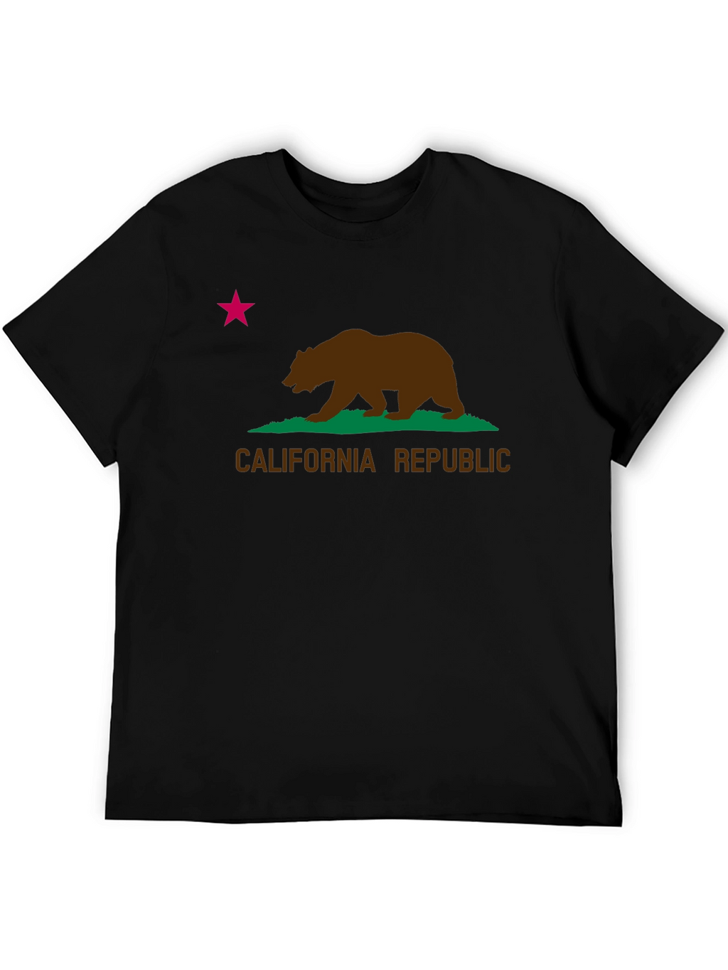 California Republic Graphic Tee - Mens Black T-Shirt