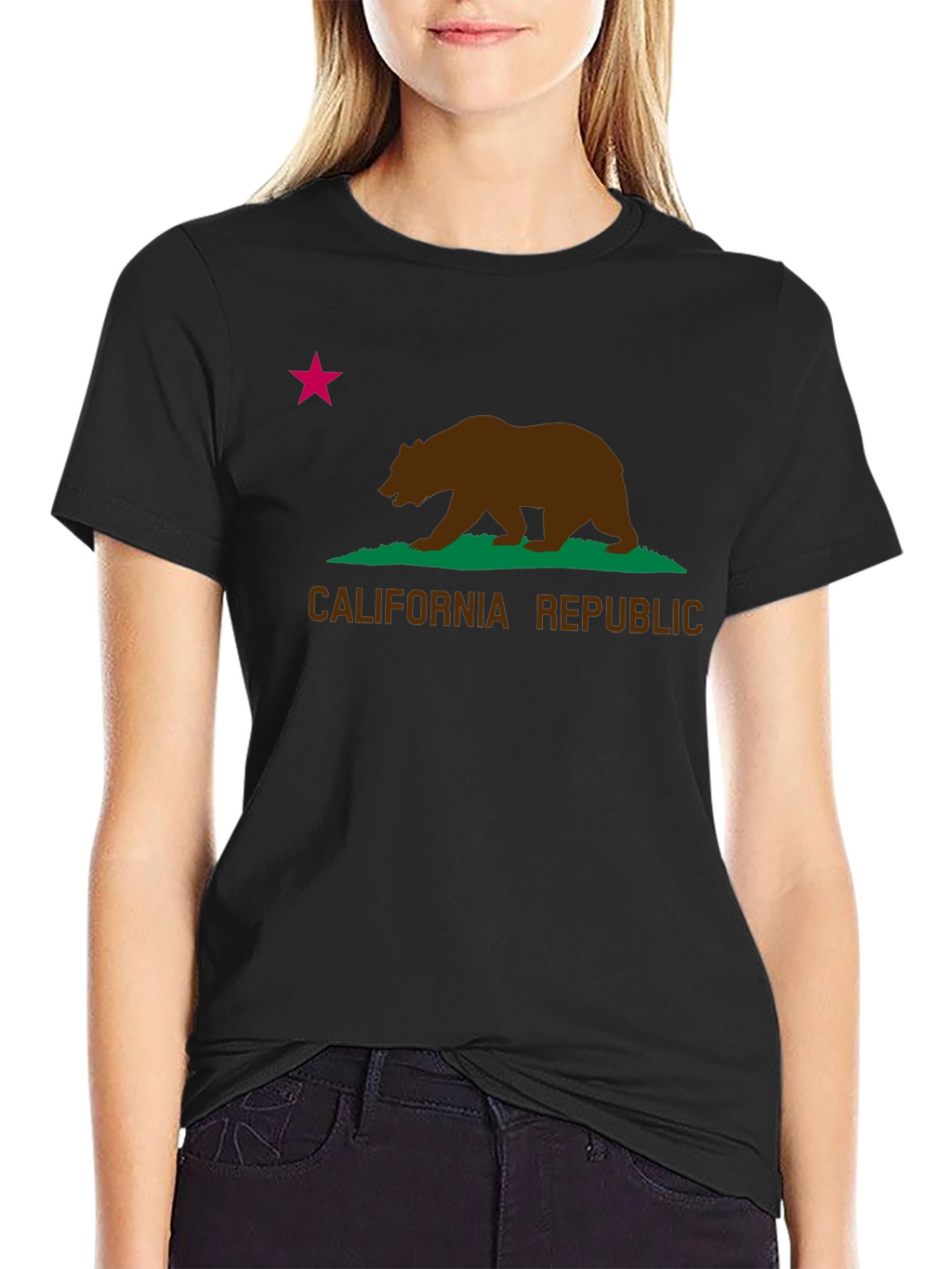 California Republic Graphic Tee - Mens Black T-Shirt
