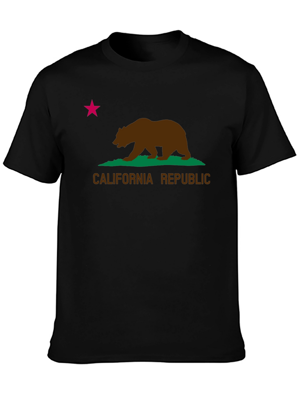 California Republic Graphic Tee - Mens Black T-Shirt