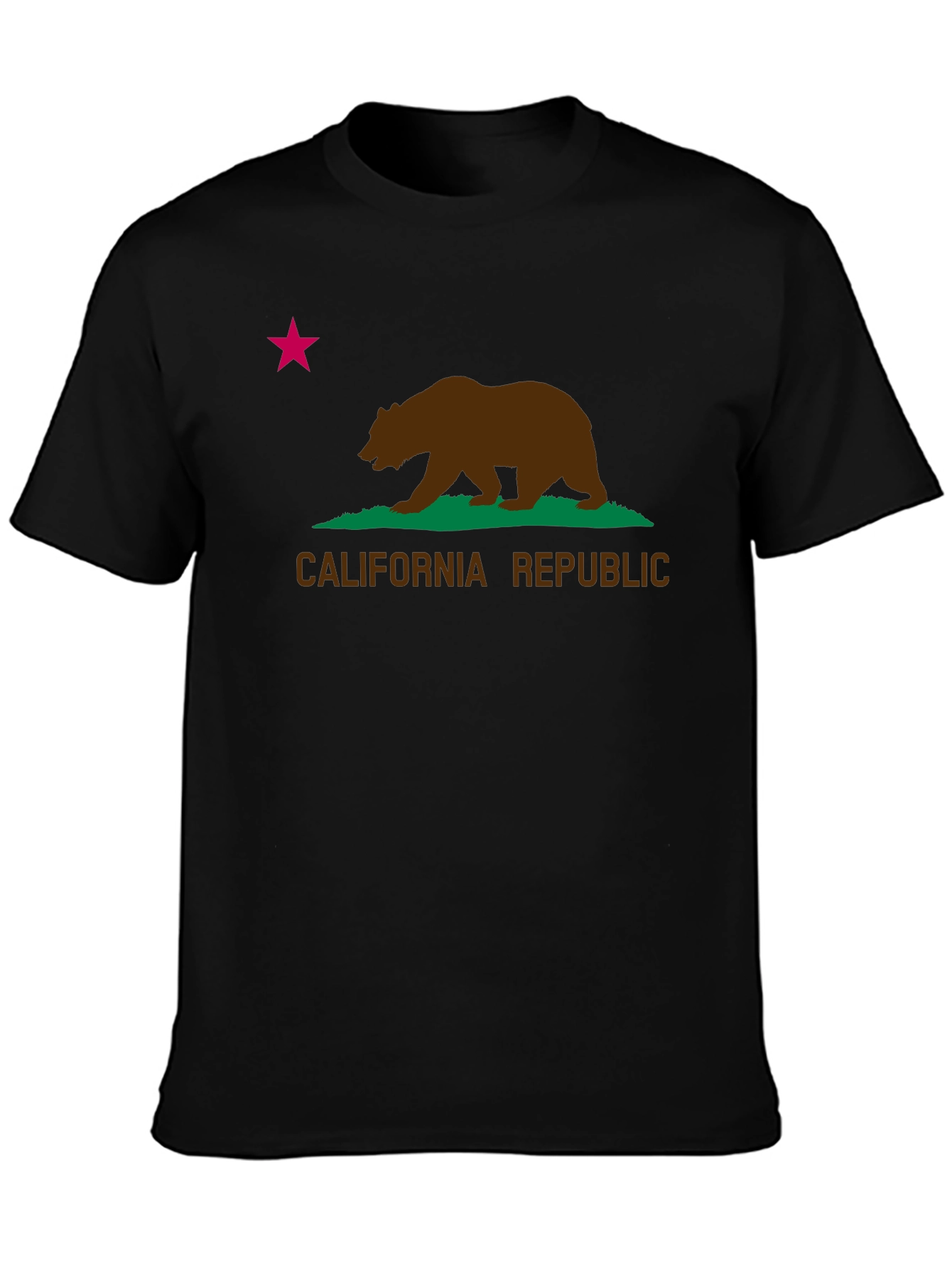 California Republic Graphic Tee - Mens Black T-Shirt