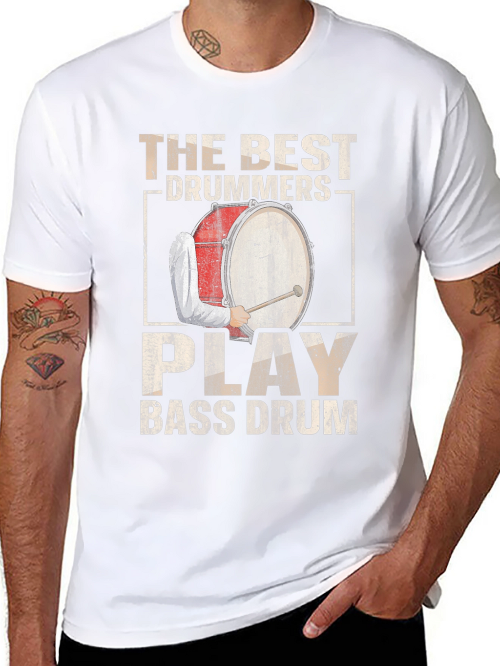 The Best Drummers Play Bass Drum T-Shirt