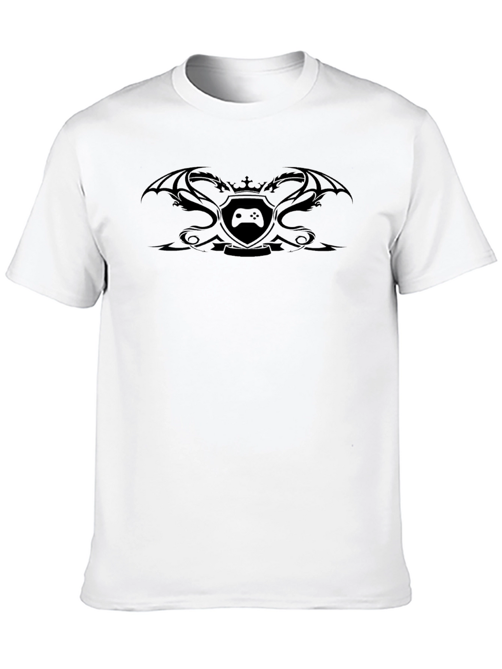 Black Gaming Crest T-Shirt