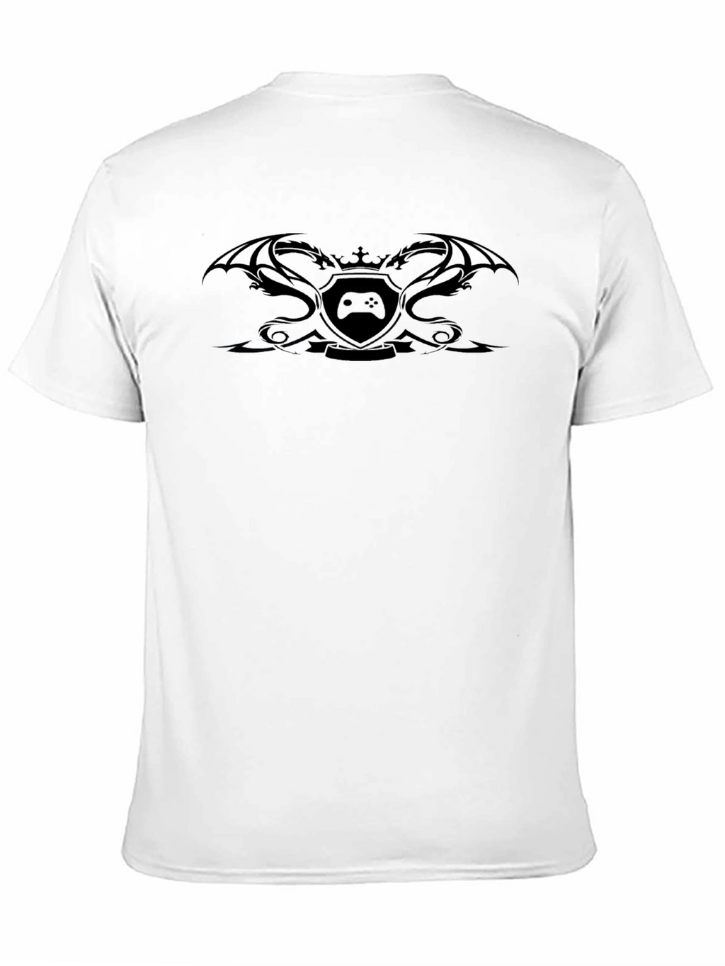 Black Gaming Crest T-Shirt