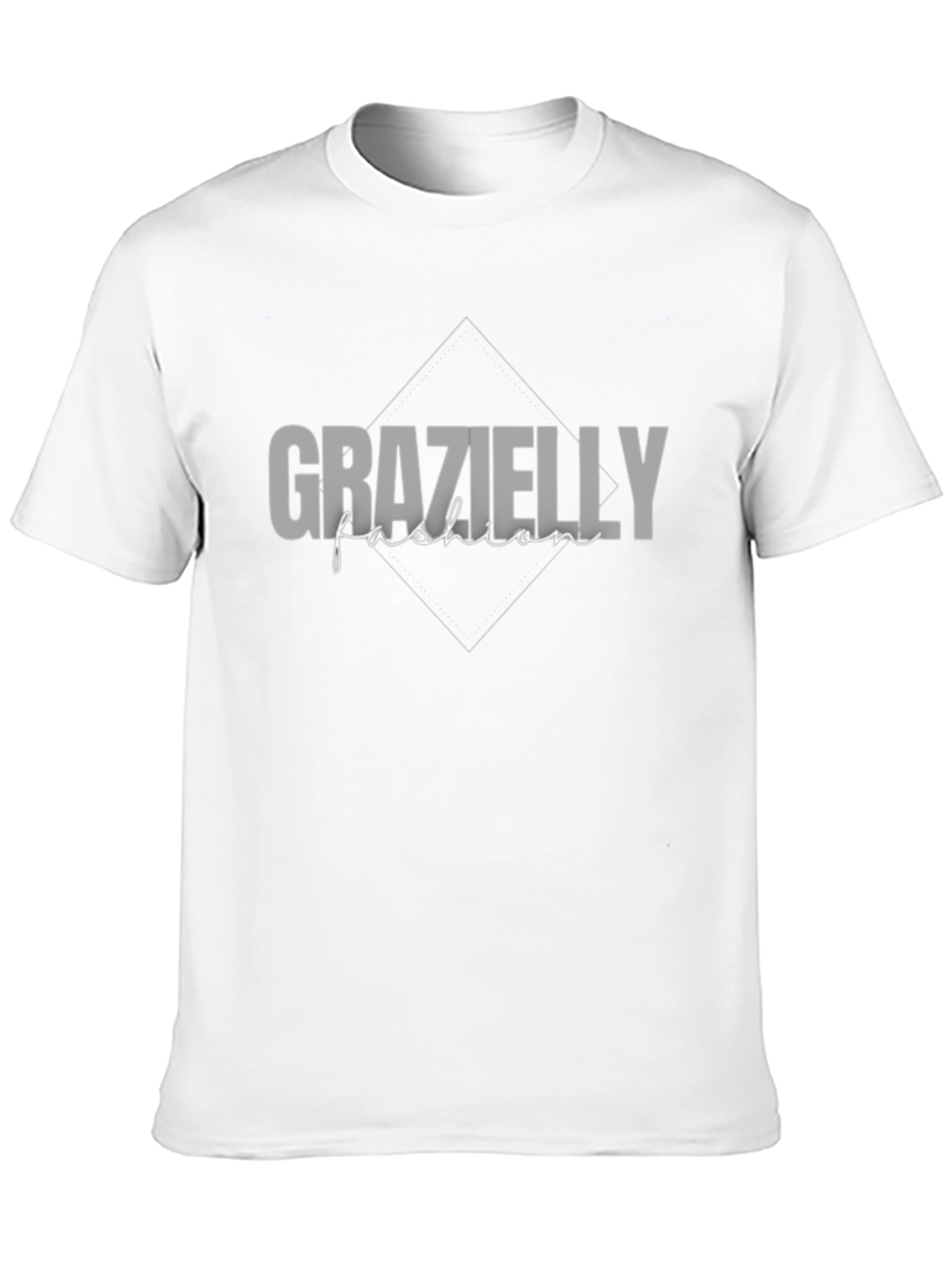 Grazielly Fashion Mens Black Graphic T-Shirt