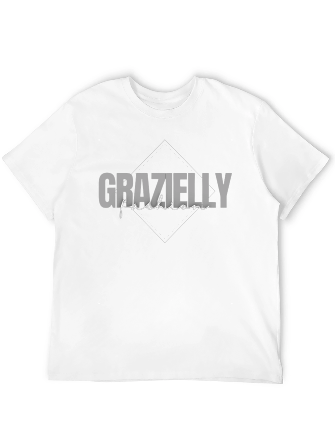 Grazielly Fashion Mens Black Graphic T-Shirt