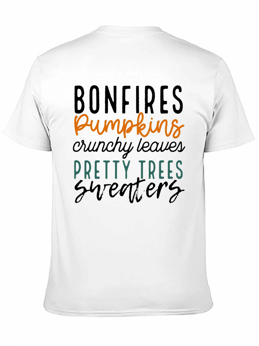 Bonfires Pumpkins Graphic T-Shirt