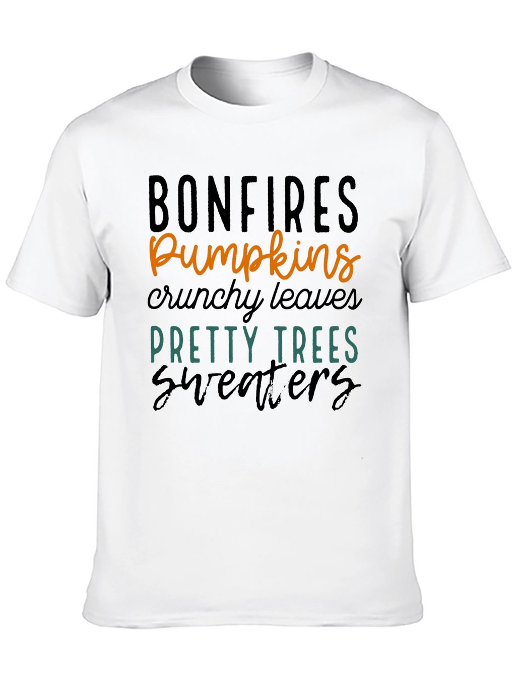 Bonfires Pumpkins Graphic T-Shirt