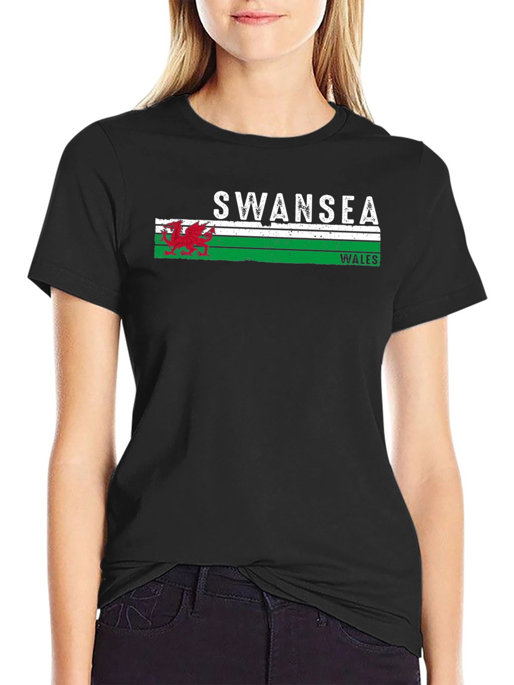 Swansea Wales Graphic T-Shirt