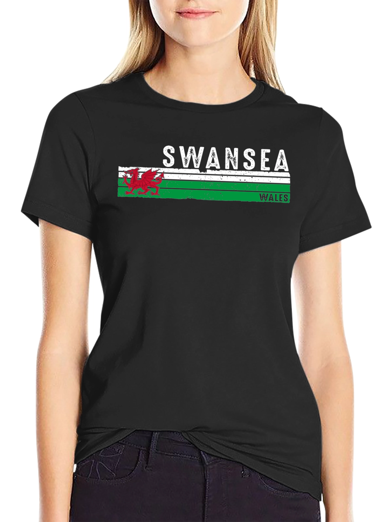 Swansea Wales Graphic T-Shirt