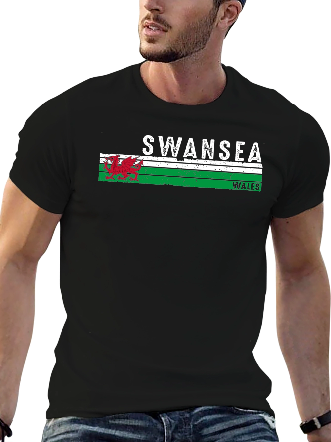 Swansea Wales Graphic T-Shirt