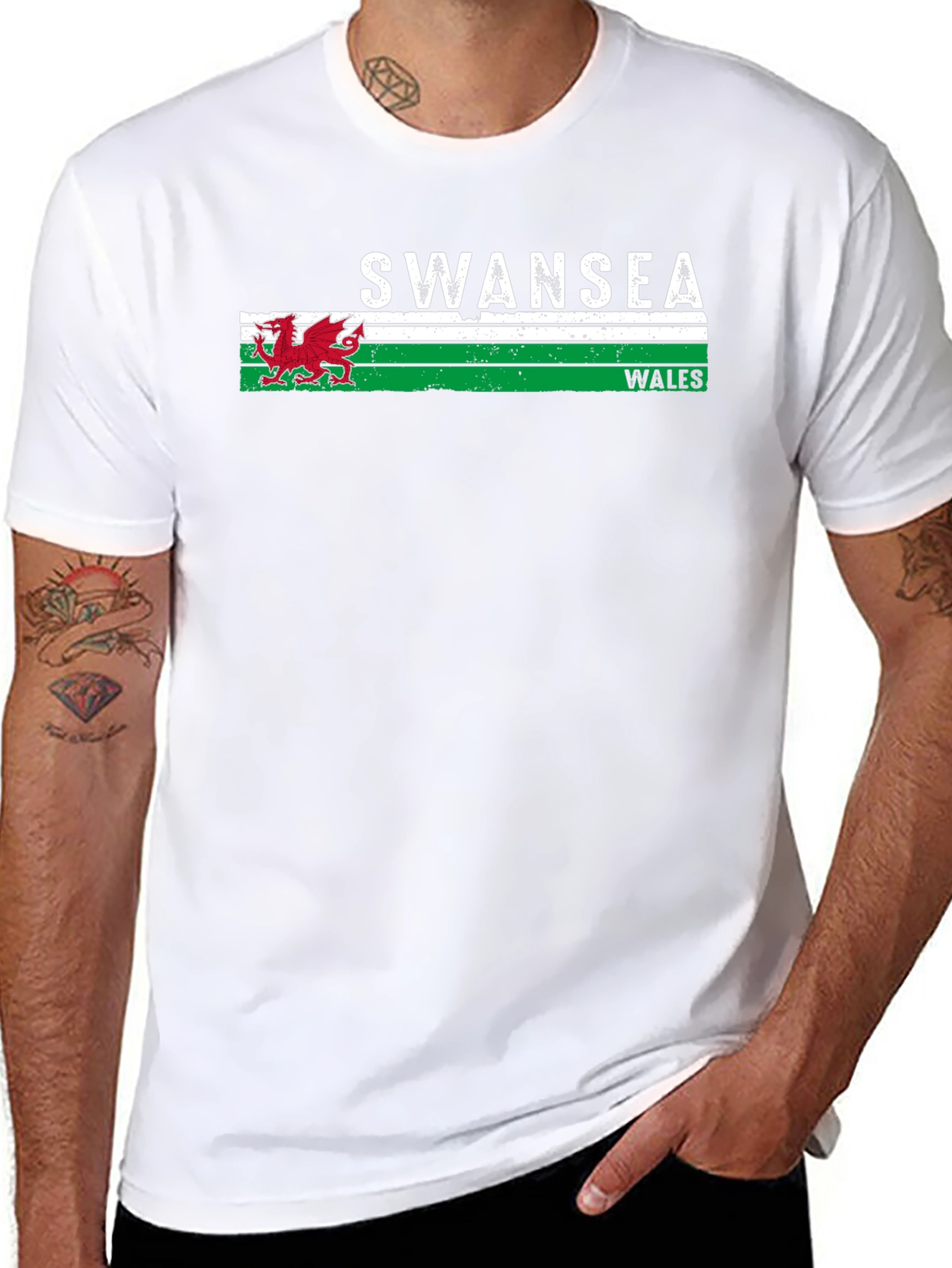 Swansea Wales Graphic T-Shirt