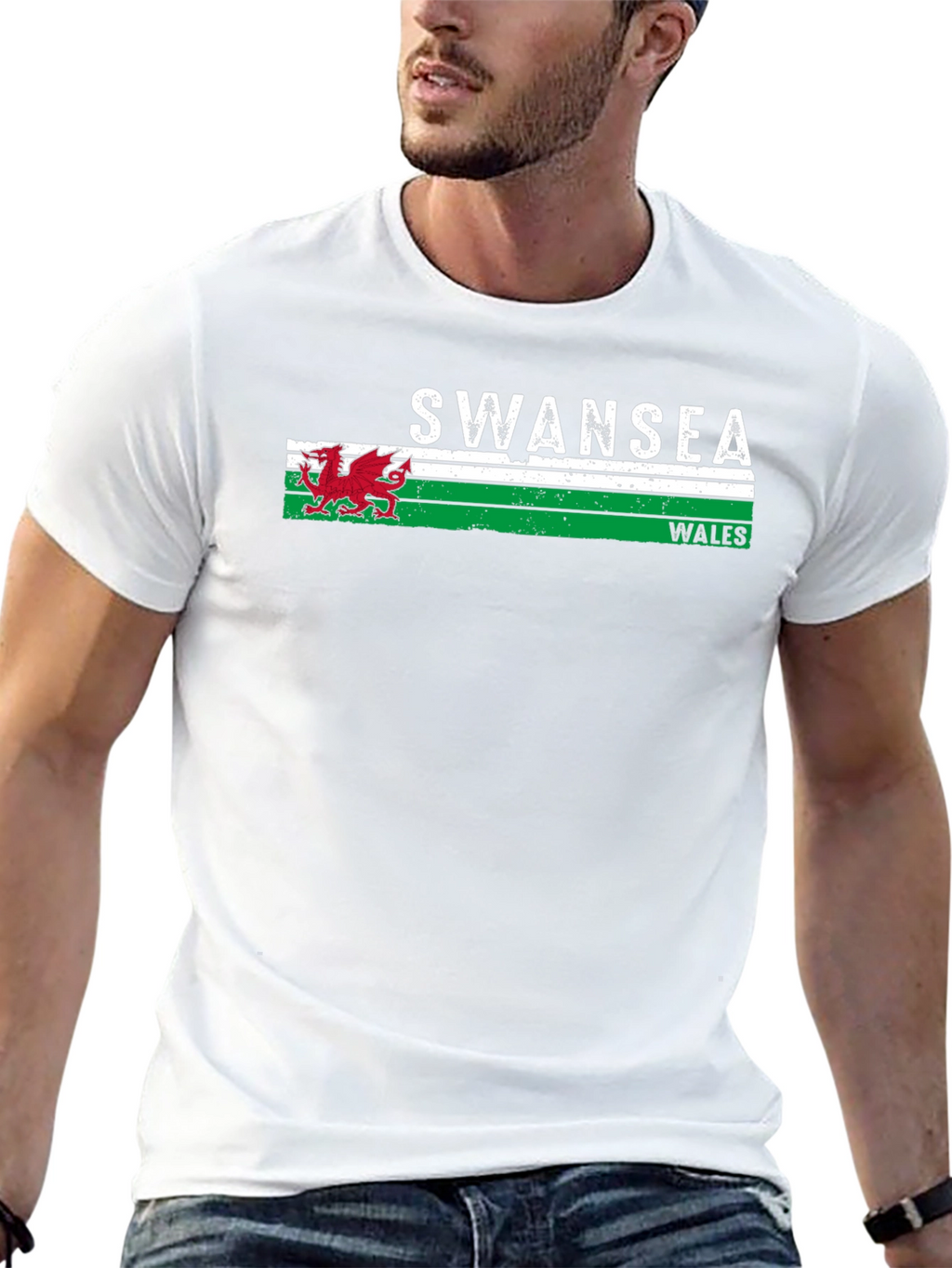 Swansea Wales Graphic T-Shirt
