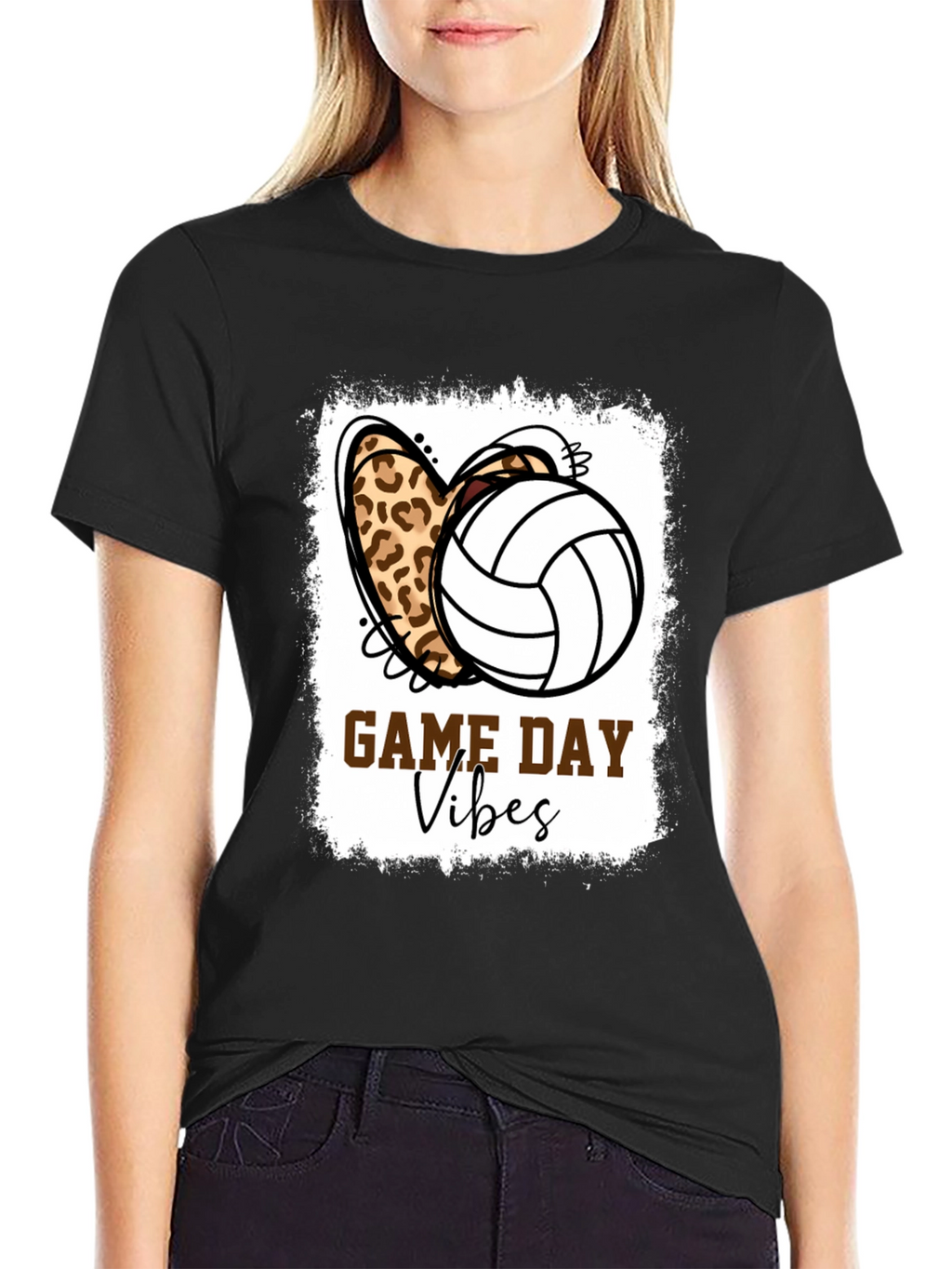 Game Day Vibes Volleyball T-Shirt