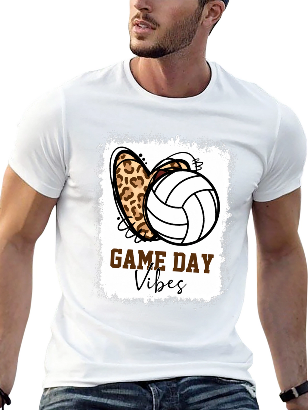Game Day Vibes Volleyball T-Shirt