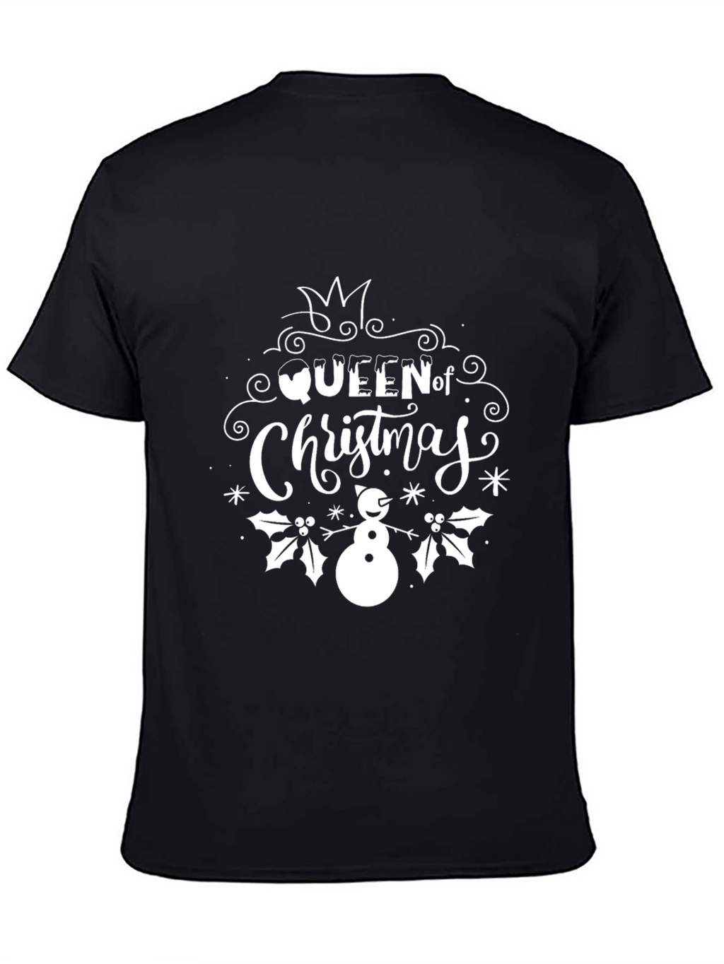 Queen of Christmas Holiday Graphic T-Shirt