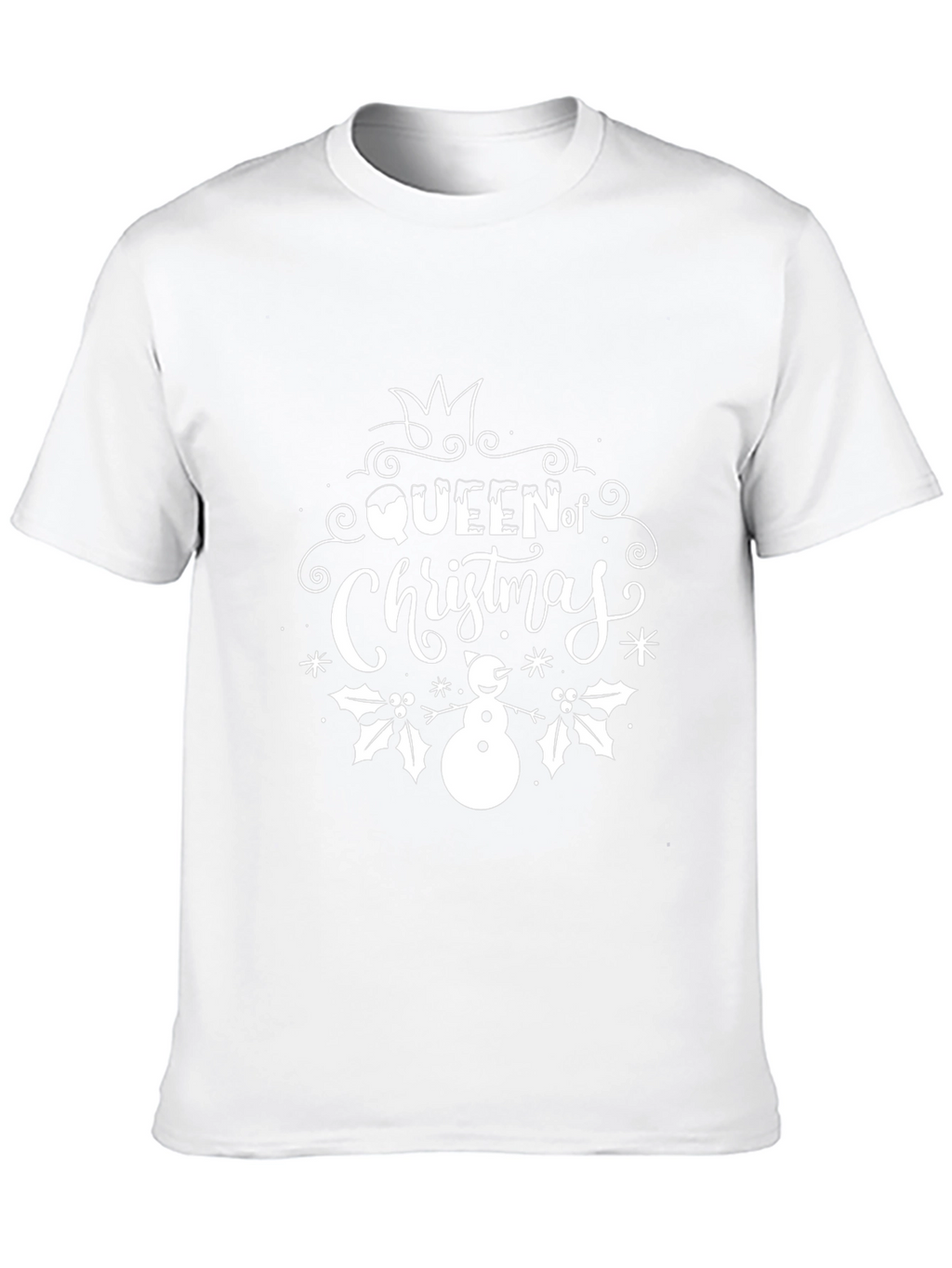 Queen of Christmas Holiday Graphic T-Shirt