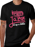 Jazz It Up T-Shirt - Stylish Music Tee