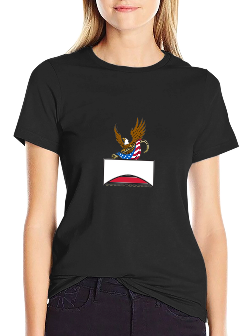 Eagle Crest Graphic Tee - Patriotic Style