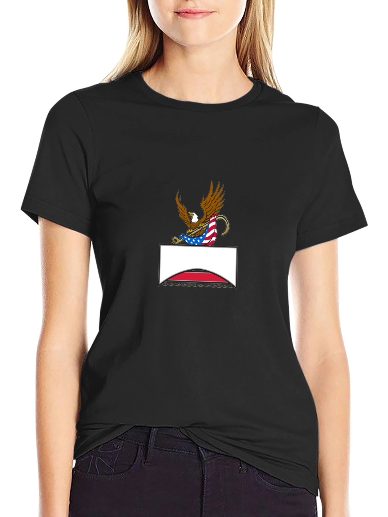 Eagle Crest Graphic Tee - Patriotic Style