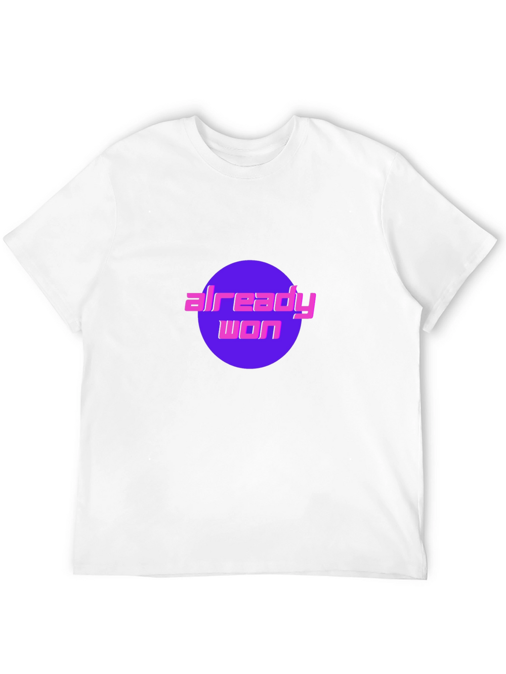 Already Won Graphic Tee - Black Cotton T-Shirt