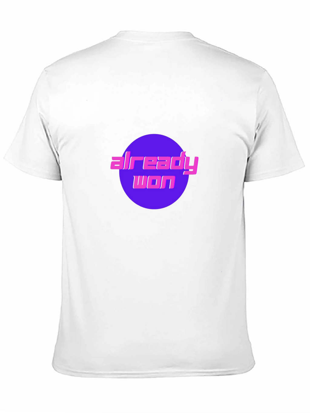 Already Won Graphic Tee - Black Cotton T-Shirt