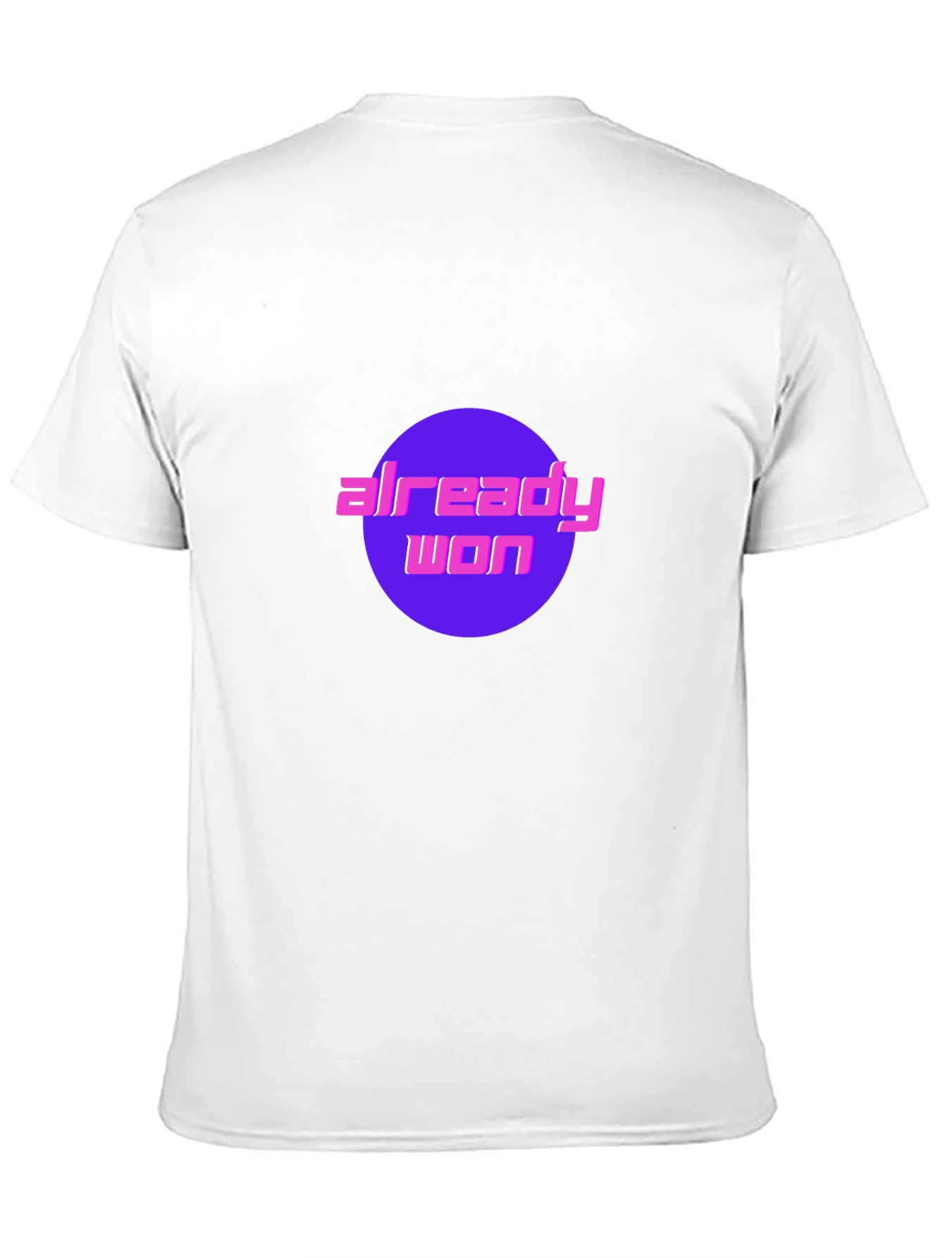 Already Won Graphic Tee - Black Cotton T-Shirt