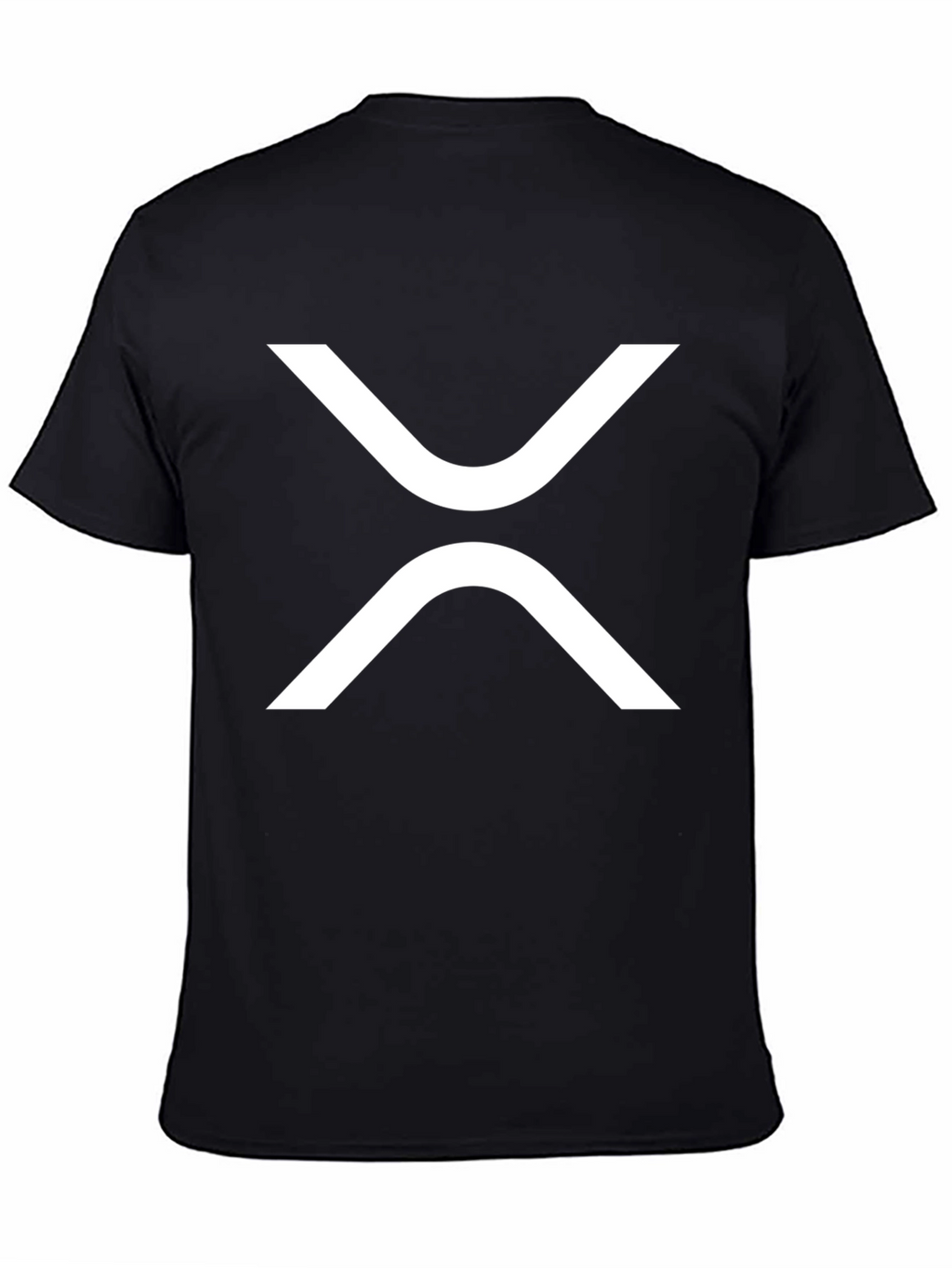 Ripple Crypto Black T-Shirt - Modern Graphic Tee