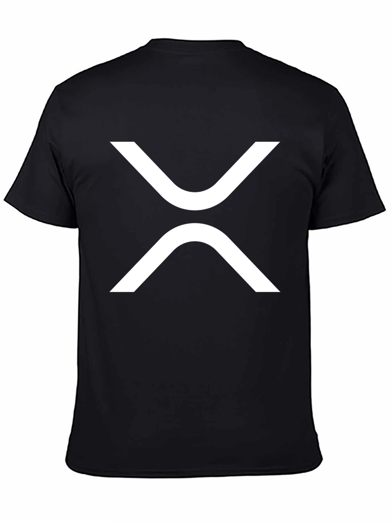 Ripple Crypto Black T-Shirt - Modern Graphic Tee
